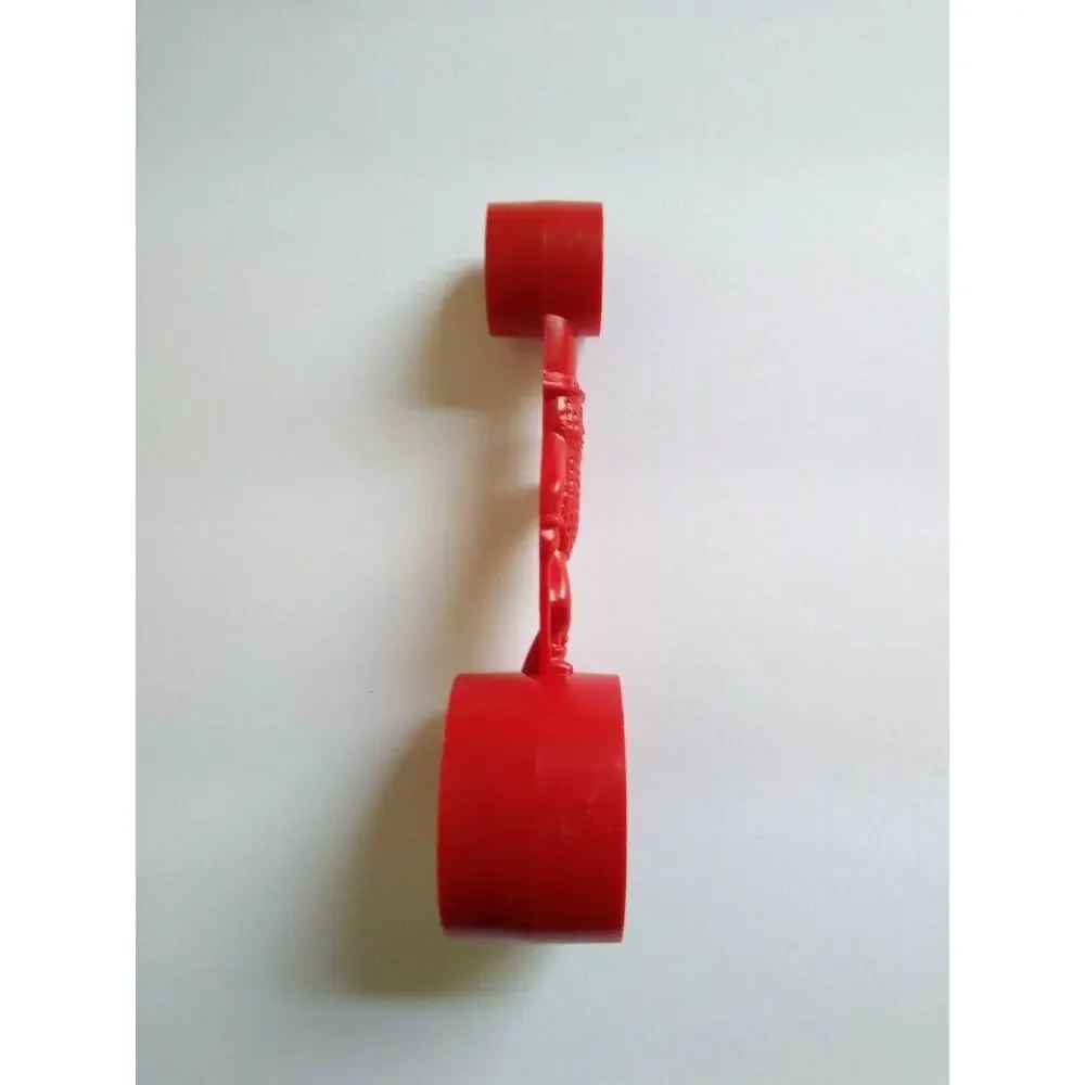 Mr Peanut Vintage Red Measuring Spoon Scoop 1950's Planters Peanuts Kitchenware